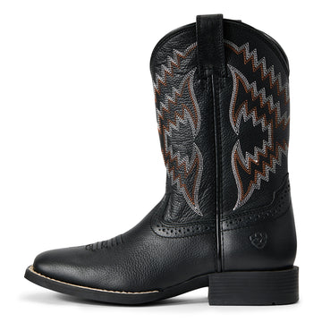 Ariat Big Kids Tycoon Black Western Boot